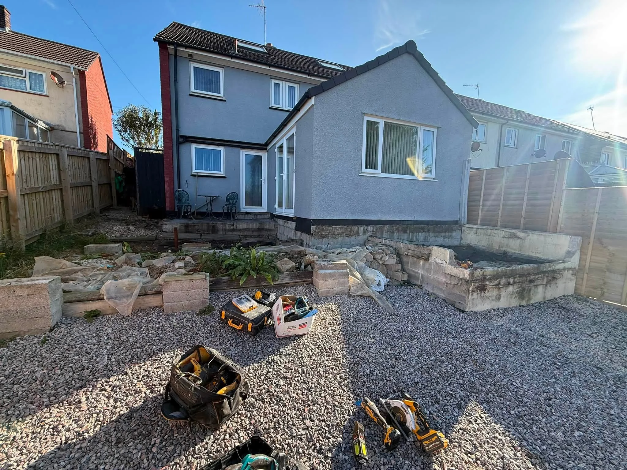 Home renovation work in progress